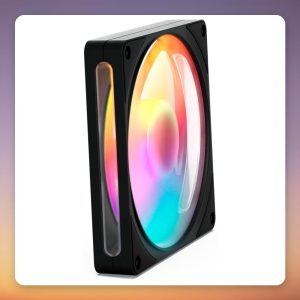 NZXT F140 RGB 140 mm PWM Case Fan, Black, 2,000 RPM, ARGB