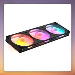 NZXT F360 RGB 360 mm Triple Fan, Single Frame, ARGB, Black