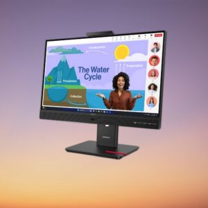 Lenovo ThinkVision T24D-4v 23.8″ Full HD IPS Monitor with Webcam and Microphone