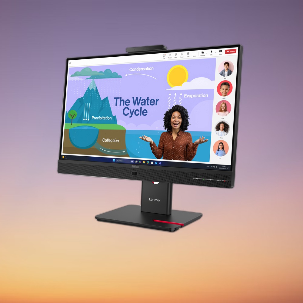 Lenovo ThinkVision T24D-4v 23.8" Full HD IPS Monitor with Webcam and Microphone - Image 2