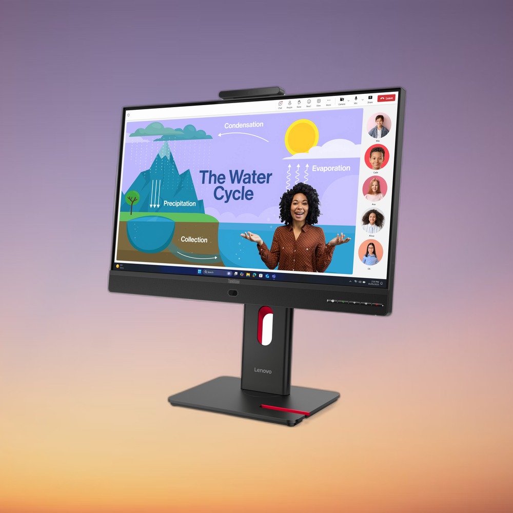 Lenovo ThinkVision T24D-4v 23.8" Full HD IPS Monitor with Webcam and Microphone - Image 4