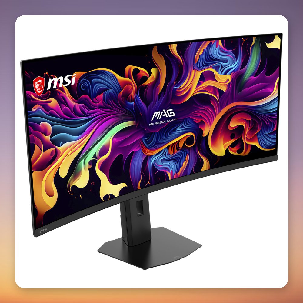 MSI MAG 341CQPDE QD-OLED X28 34" UWQHD 280 Hz Curved Gaming Monitor – image 3