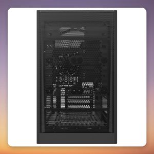Montech TEN Black Modular Micro-ATX Mini-Tower Case with Full Mesh Front