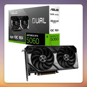 Asus Dual GeForce RTX 5060 OC Edition Advanced 8 GB GDDR7 Graphics Card