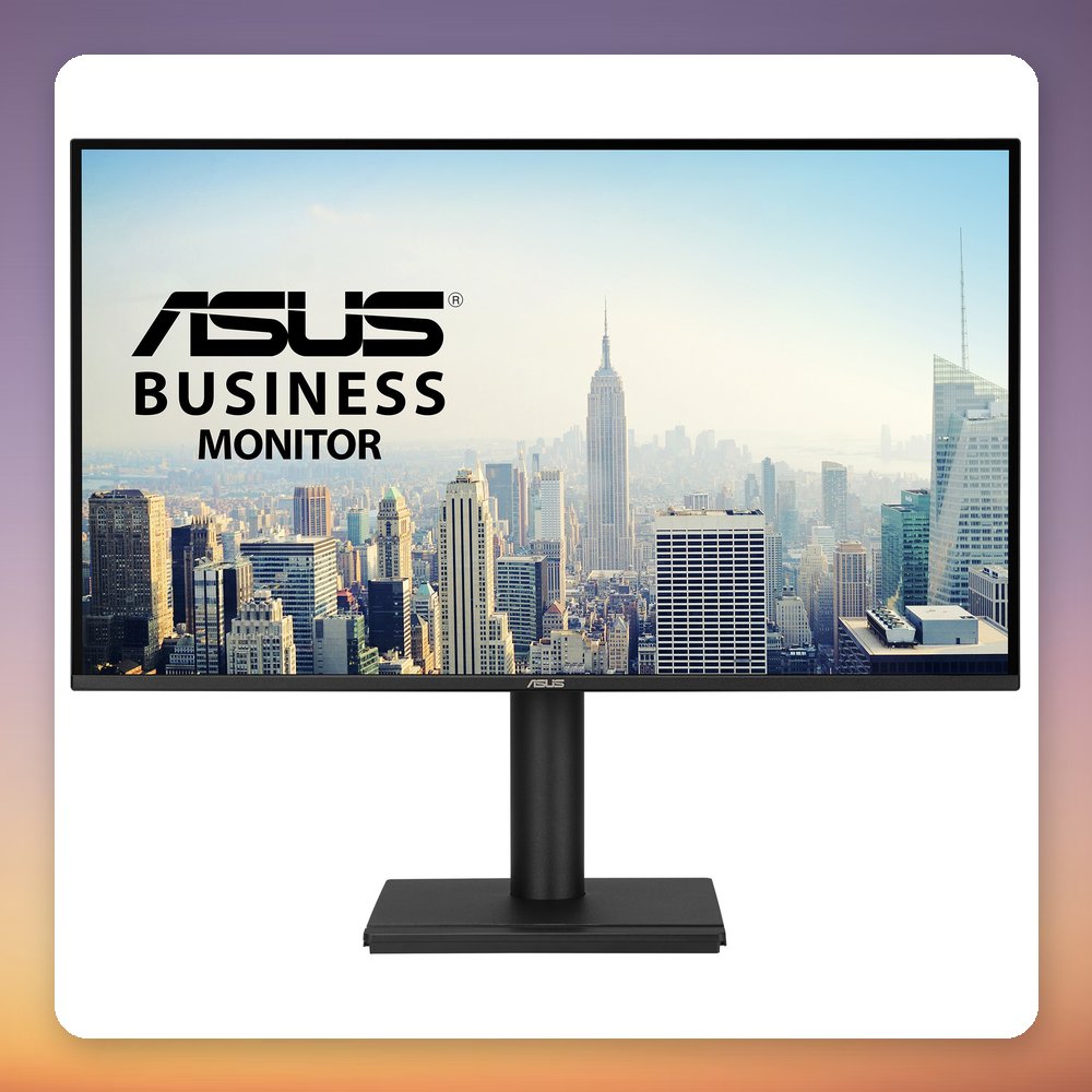 Asus VB27AQ 27" QHD IPS 75 Hz Business Monitor, HDMI/DP/VGA, Black – image 2