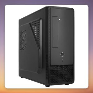 Chieftec UC-03B-OP ATX Slim Midi Tower Case, Black, with SD Card Reader