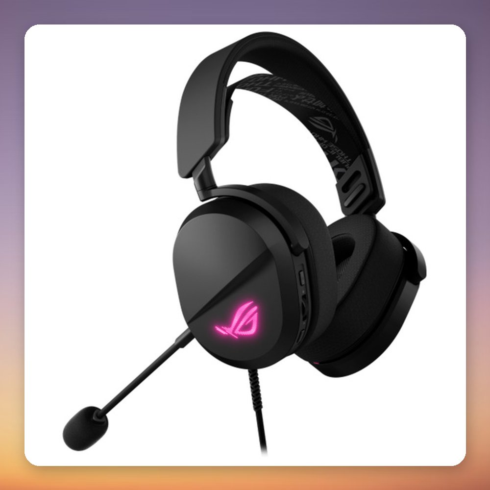 ASUS ROG Pelta Core Wired USB-C Gaming Headset, 50 mm Drivers, Aura Sync RGB, Black – image 4