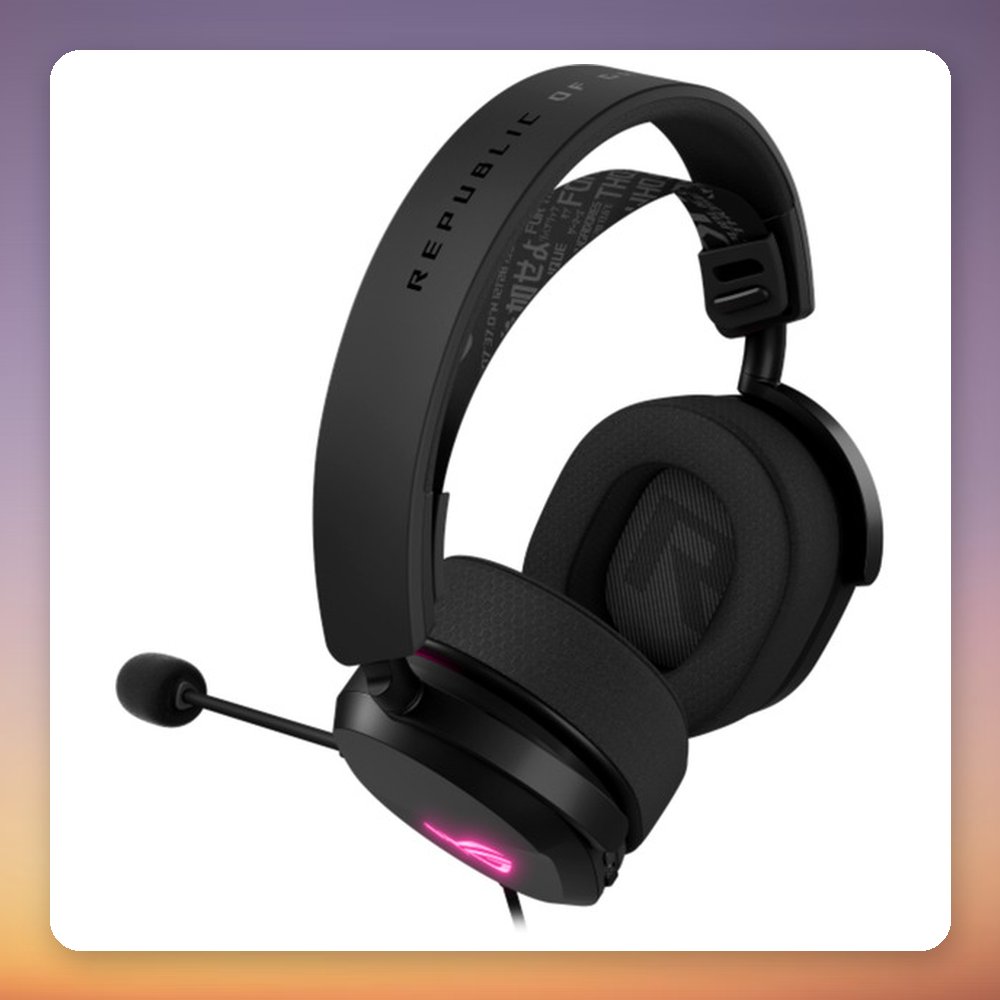 ASUS ROG Pelta Core Wired USB-C Gaming Headset, 50 mm Drivers, Aura Sync RGB, Black – image 5