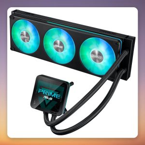 Asus Prime LC II 360 ARGB LCD 360 mm AIO Liquid CPU Cooler, Black