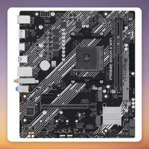 ASUS PRIME B550M-K WIFI AM4 Micro ATX Motherboard, B550, DDR4, Wi-Fi 6
