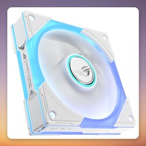 Asus ROG Eurux GR120 ARGB 120 mm PWM Fan, White, Single Pack