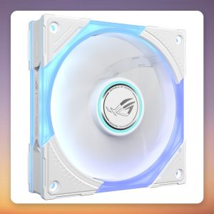 Asus ROG Eurux GR120 ARGB Reverse 120 mm Fan, White, Single Pack