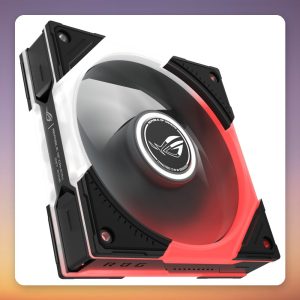 Asus ROG Eurux GR120 ARGB Reverse 120 mm Fan, Black, Single Pack