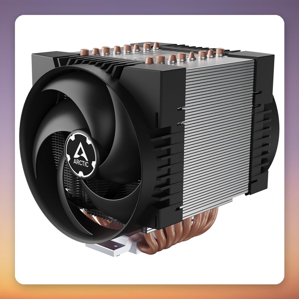 ARCTIC Freezer 4U-Altra CPU Air Cooler, 2x 120 mm Fans, 8 Heat Pipes – image 2
