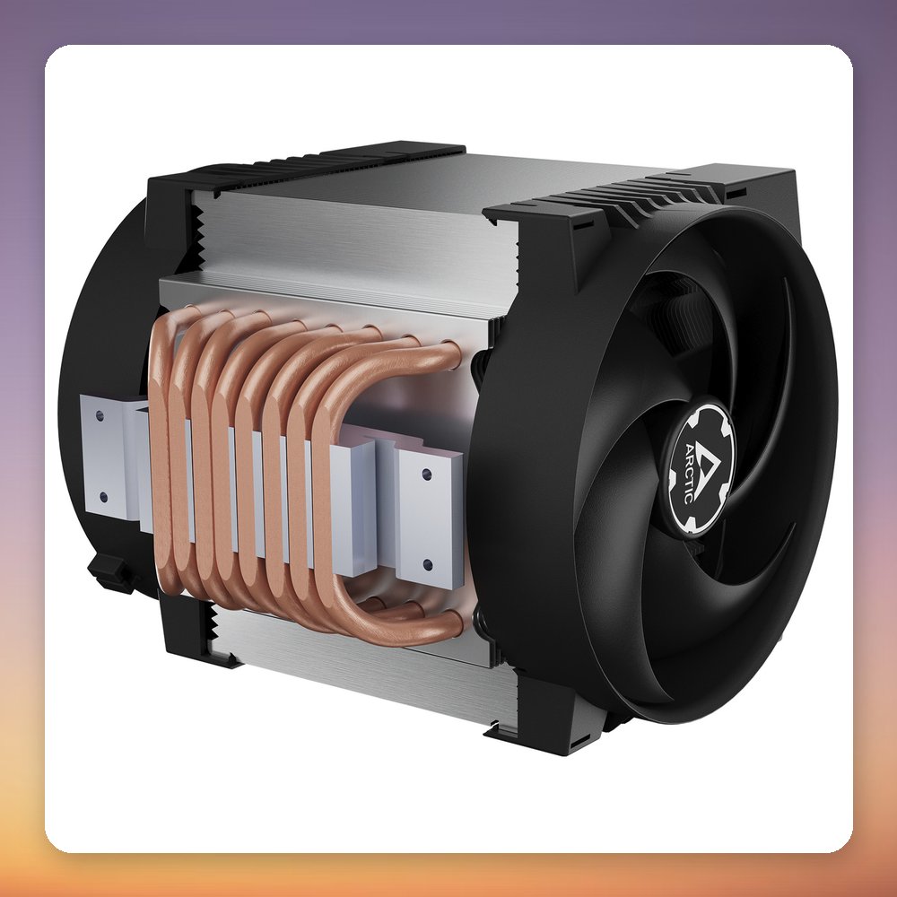 ARCTIC Freezer 4U-Altra CPU Air Cooler, 2x 120 mm Fans, 8 Heat Pipes – image 3