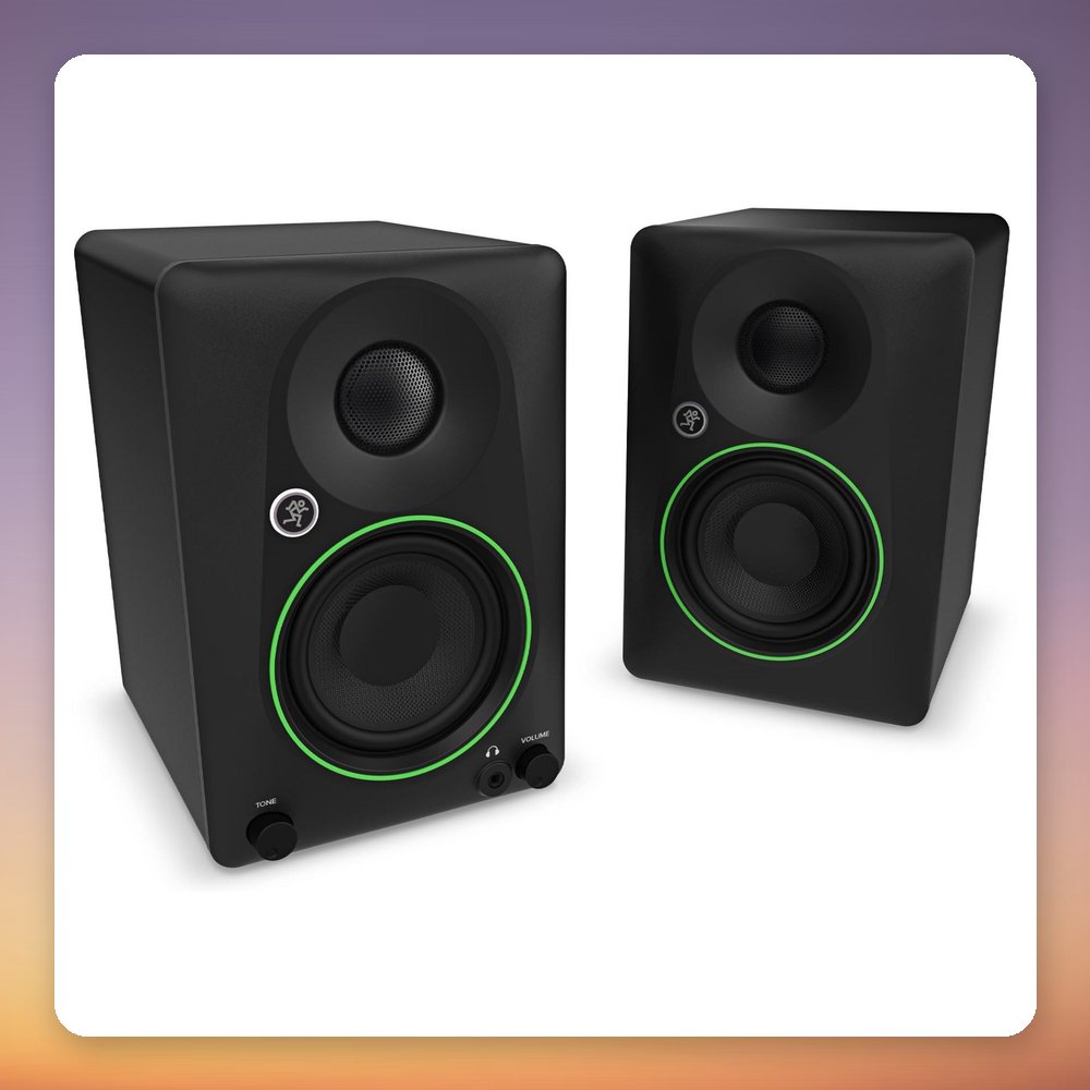 Mackie CR3.5BT 3.5" Active Studio Monitors with Bluetooth, 50W RMS, Black – image 2