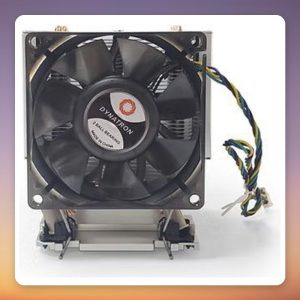 Dynatron S-6-4710 3U Active CPU Cooler for LGA 4710, 4 Heatpipes, 575W TDP