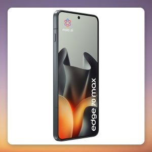 Motorola Edge 70 Max 256 GB 5G Smartphone, 8 GB RAM, 6.82″ 144 Hz AMOLED, Dark Shadow