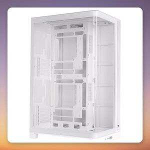 Thermaltake CAPO X Snow White Dual System Big Tower Case, Panoramic Glass