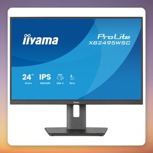 Iiyama ProLite XB2495WSC-B1 24.1″ WUXGA IPS Monitor, 100 Hz, USB-C 65W