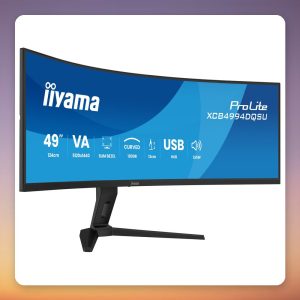 Iiyama ProLite XCB4994DQSU-B1 49-Inch DQHD 120Hz Curved VA Monitor