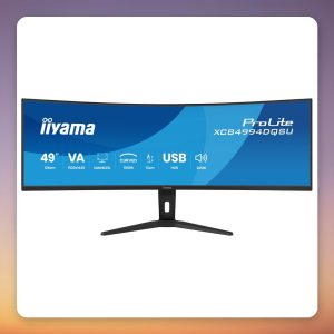 Iiyama ProLite XCB4994DQSU-B1 49-Inch DQHD 120Hz Curved VA Monitor