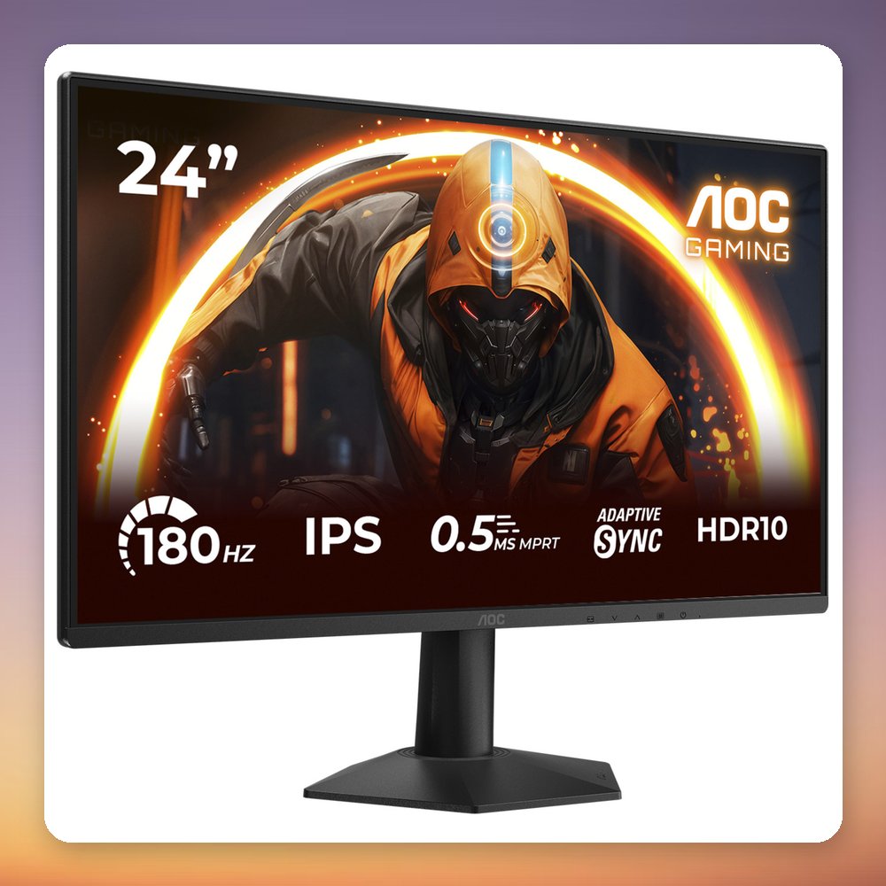 AOC 24G50F 23.8" Full HD IPS Gaming Monitor, 144 Hz (OC 180 Hz), 0.5 ms MPRT – image 2
