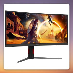AOC CU34G4ZCA 34″ Curved Ultrawide Gaming Monitor, WQHD 250 Hz Fast VA