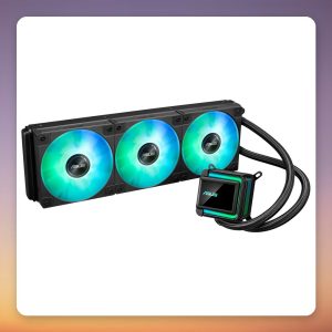 Asus LC 360 ARGB 360 mm AIO Liquid CPU Cooler, Black, LGA1700/1851 AM4/AM5
