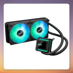 Asus LC 240 ARGB 240 mm AIO Liquid CPU Cooler, Black, LGA1700/1851/AM4/AM5