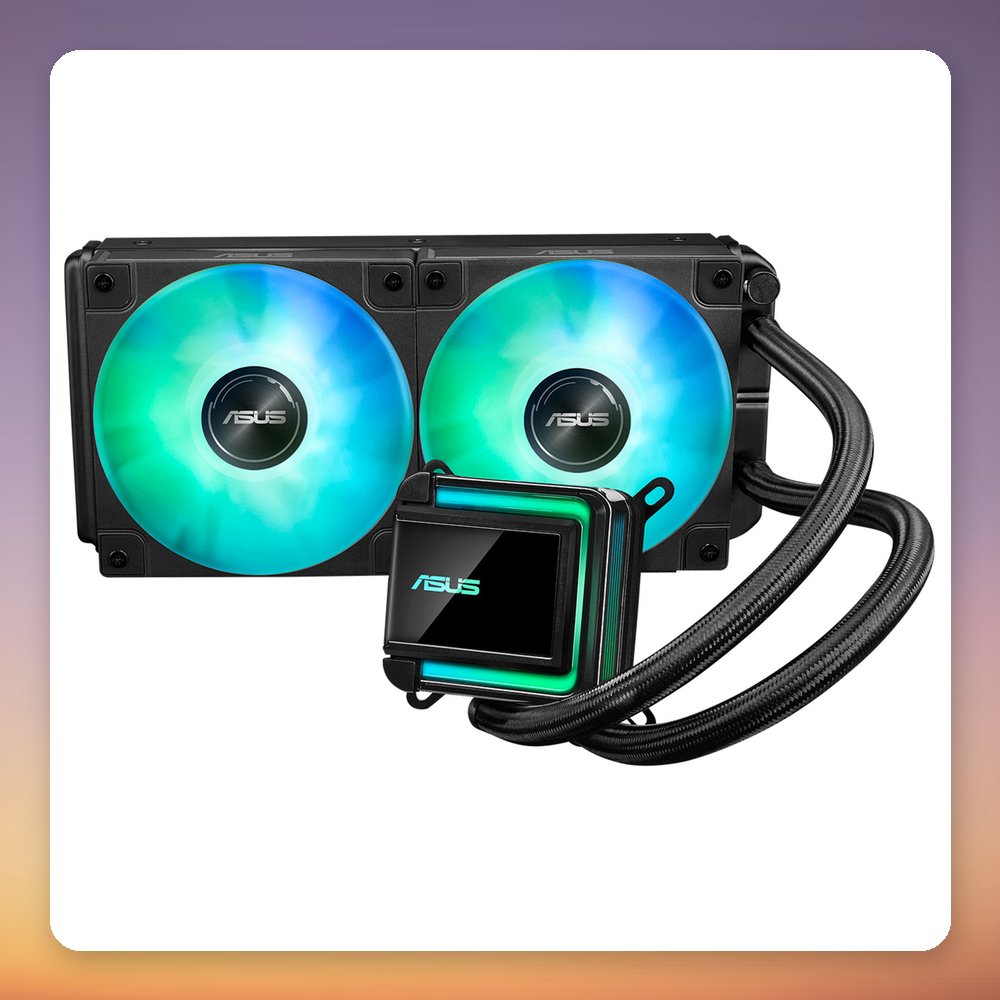 Asus LC 240 ARGB 240 mm AIO Liquid CPU Cooler, Black, LGA1700/1851/AM4/AM5 – image 2