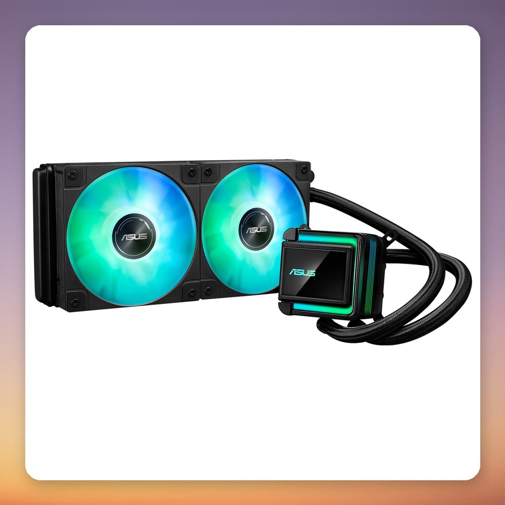Asus LC 240 ARGB 240 mm AIO Liquid CPU Cooler, Black, LGA1700/1851/AM4/AM5 – image 3