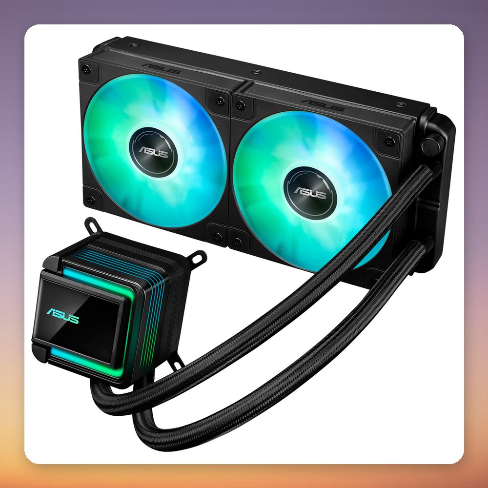 Asus LC 240 ARGB 240 mm AIO Liquid CPU Cooler, Black, LGA1700/1851/AM4/AM5 – image 4