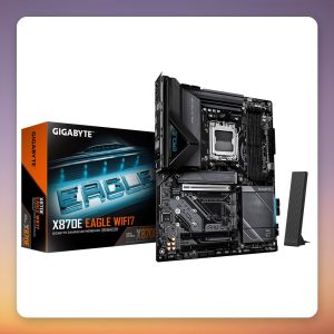 GIGABYTE X870E EAGLE WIFI7 AM5 ATX Motherboard, DDR5, Wi-Fi 7, 5GbE, USB4