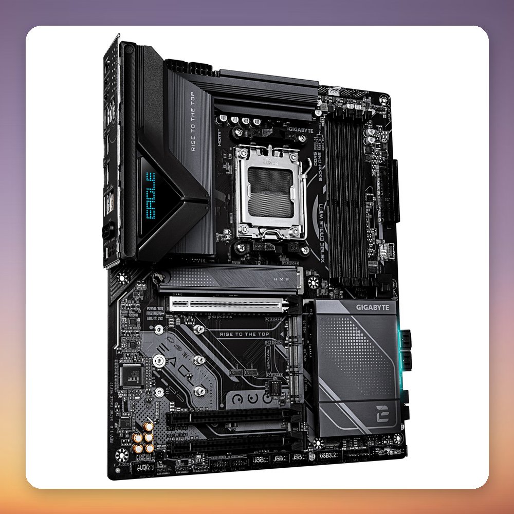 GIGABYTE X870E EAGLE WIFI7 AM5 ATX Motherboard, DDR5, Wi-Fi 7, 5GbE, USB4 – image 2