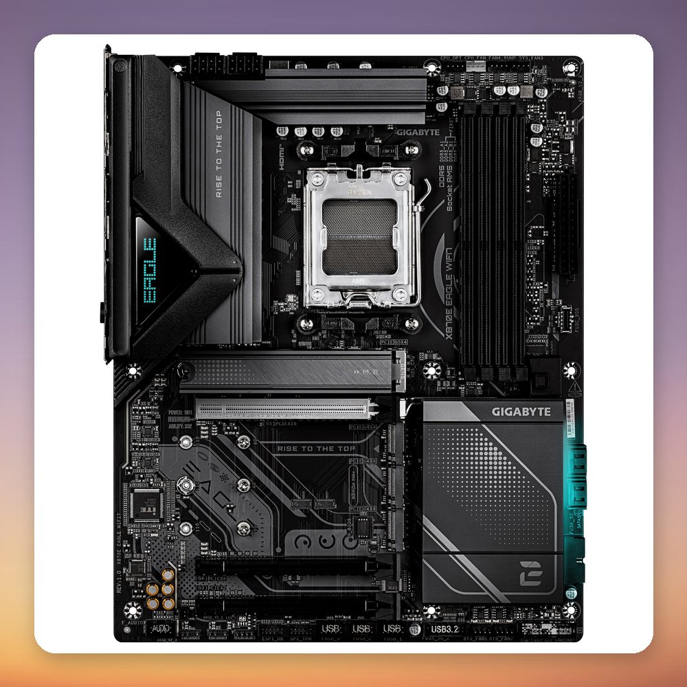 GIGABYTE X870E EAGLE WIFI7 AM5 ATX Motherboard, DDR5, Wi-Fi 7, 5GbE, USB4 – image 3