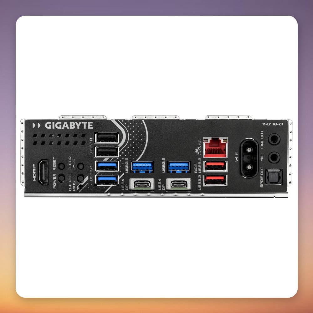 GIGABYTE X870E EAGLE WIFI7 AM5 ATX Motherboard, DDR5, Wi-Fi 7, 5GbE, USB4 – image 4