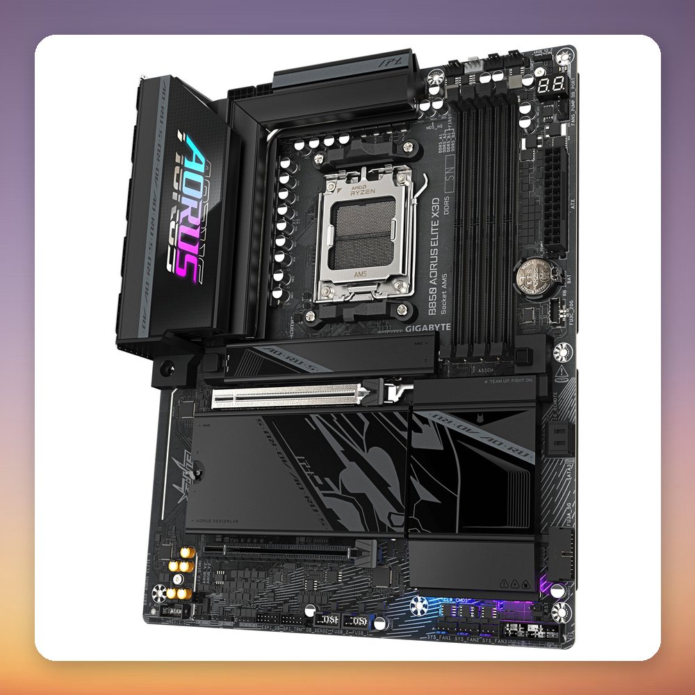 Gigabyte B850 AORUS ELITE X3D ATX AM5 Motherboard, DDR5, Wi-Fi 7, 5GbE – image 4
