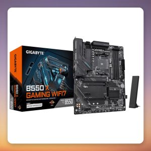 Gigabyte B550 X Gaming WiFi 7 AM4 ATX Motherboard, DDR4, 2.5GbE