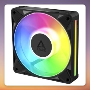 Arctic BioniX P12 A-RGB 120 mm PWM Fan, Black/White, Single Pack