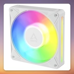Arctic BioniX P12 A-RGB 120 mm PWM Fan, White, Single Pack