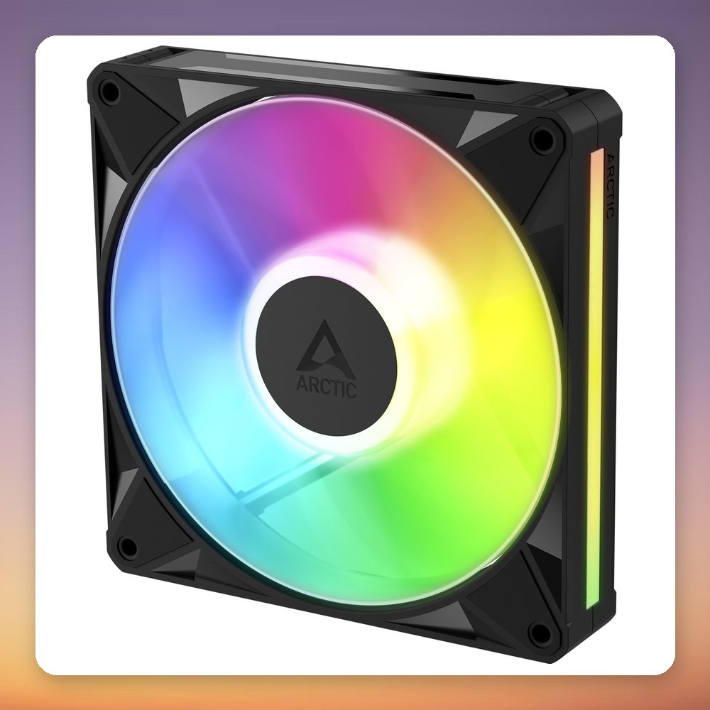 Arctic BioniX P14 A-RGB 140 mm PWM Fan, Black/White, Single Pack – image 2