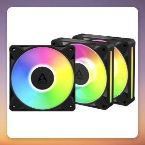 Arctic BioniX P14 A-RGB 140 mm PWM Fan, Black, 3-Pack with Daisy Chain