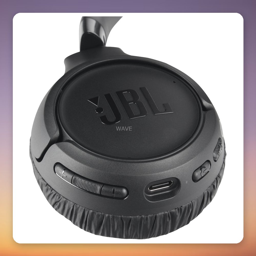 JBL Tune 680NC Wireless On-Ear Headphones, Adaptive ANC, Bluetooth 6.0, Black – image 3