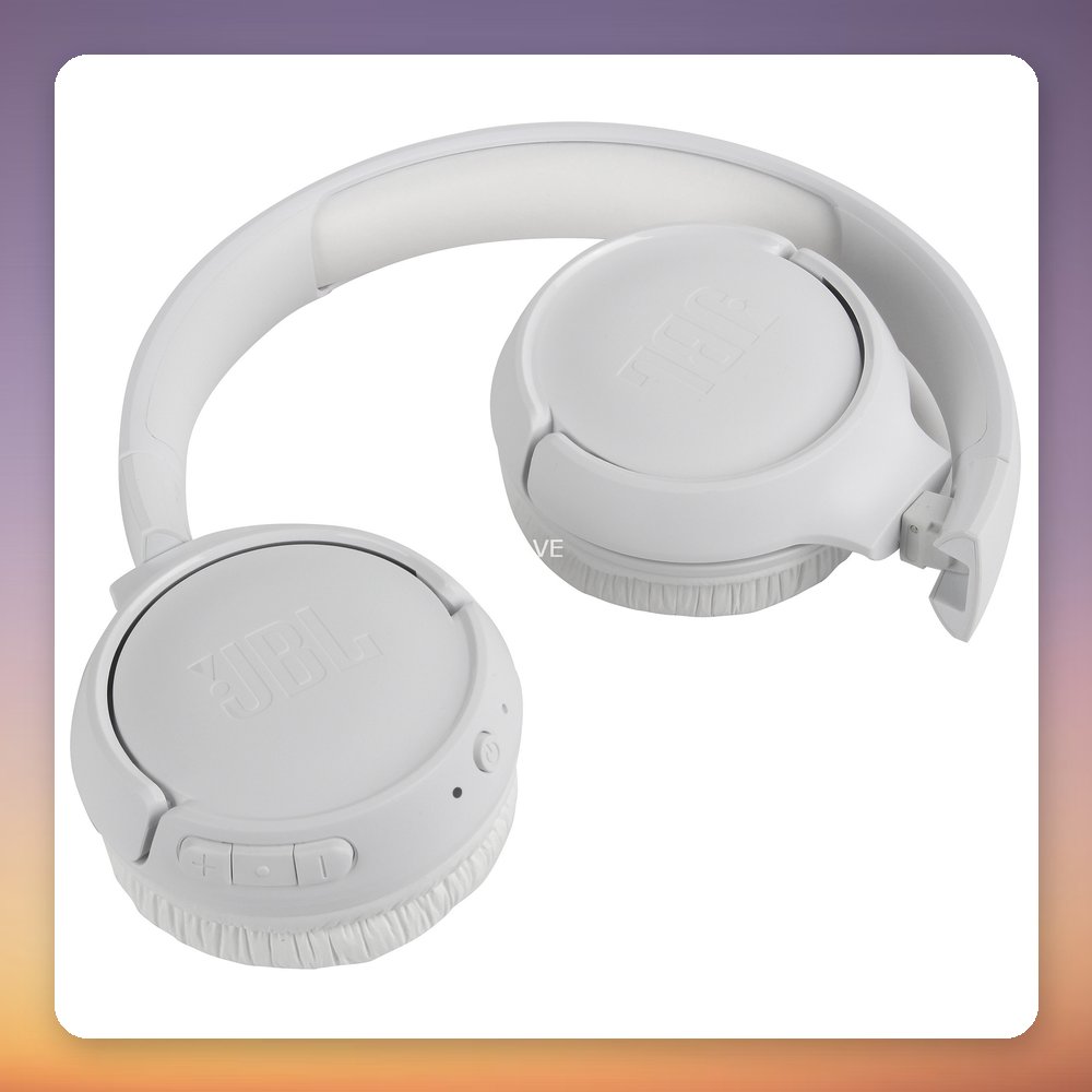 JBL Tune 520BT Wireless On-Ear Headphones, Bluetooth 5.3, 57 Hours, White – image 2