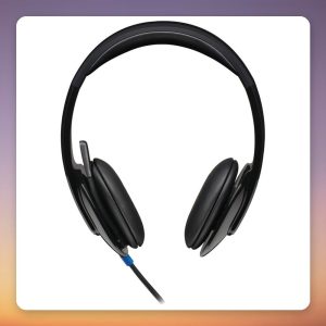 Logitech H540 USB Headset, On-Ear, Stereo, 1.8 m Cable, Black