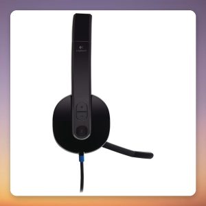 Logitech H540 USB Headset, On-Ear, Stereo, 1.8 m Cable, Black