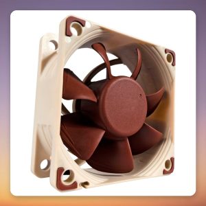 Noctua NF-A6x25 FLX 60 mm 3000 RPM Case Fan, Brown/White