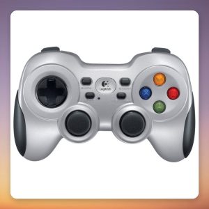 Logitech F710 Wireless Gamepad for PC, 2.4 GHz USB Receiver, Silver/Black