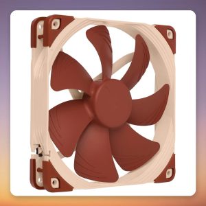 Noctua NF-A14 PWM 140 mm Case Fan, 4-Pin PWM, 300-1500 RPM